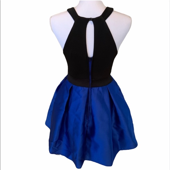 HALTER SPECIAL OCCASION COCKTAIL DRESS - Picture 6 of 9